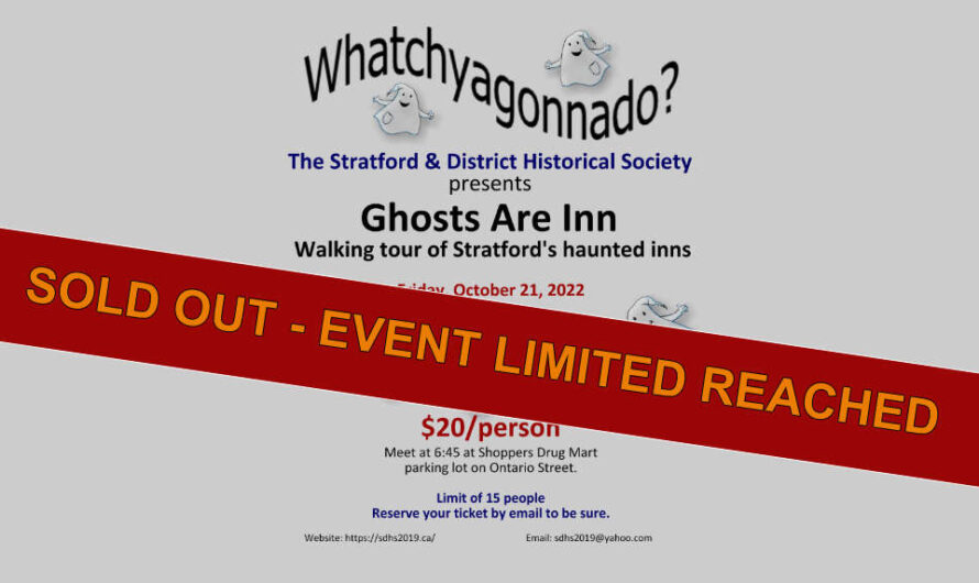 “Ghosts Are Inn” Walking Tour 2022