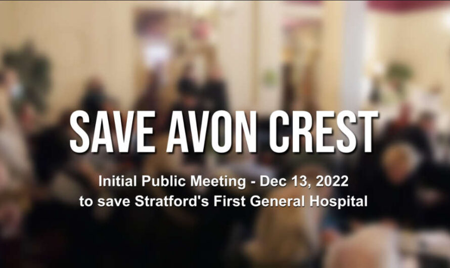 Save Avon Crest – First Public Event